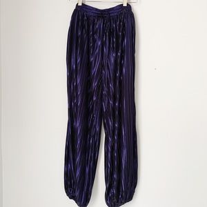 Urban Outfitters shiny joggers with drawstring